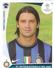 Cristian Chivu Internazionale Milano samolepka UEFA Champions League 2009/10 #366